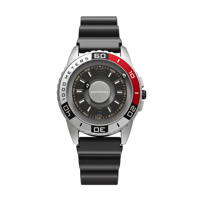 Daniel Gorman Go15 Magnetic Bead Men\'s Гледайте персонализиран творчески спортен часовник готин безграничен моден дизайн от неръждаема стомана Водоустойчив часовник