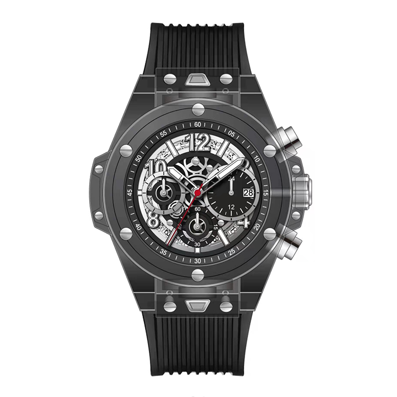 Daniel Gormanrm2209 Автоматичен акрилен прозрачен дизайн Мъжки кварцов часовник Watchproof Men \'S Watch Business Watch Men \\\\\' S Watch